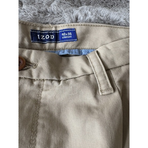 Izod Mens Performance Stretch Non-Iron Pants Size 40x36 Big & Tall New - Picture 8 of 8